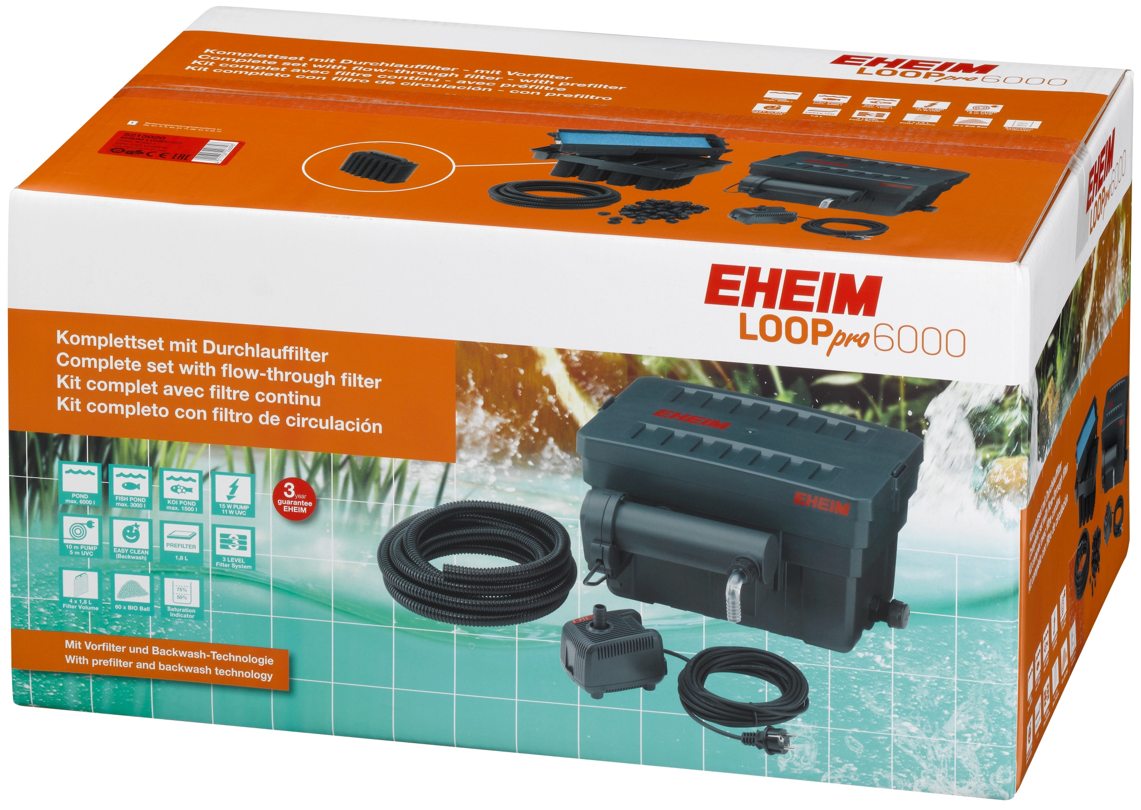 EHEIM Pond Filter LOOPpro  LOOPpro 6000 / LOOPpro 80000 / LOOPpro 12000 /  LOOPpro 18000 / LOOPpro 26000 / LOOPpro 38000