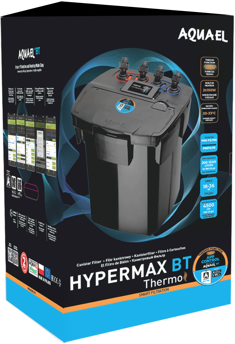 AQUAEL Außenfilter Hypermax BT Thermo